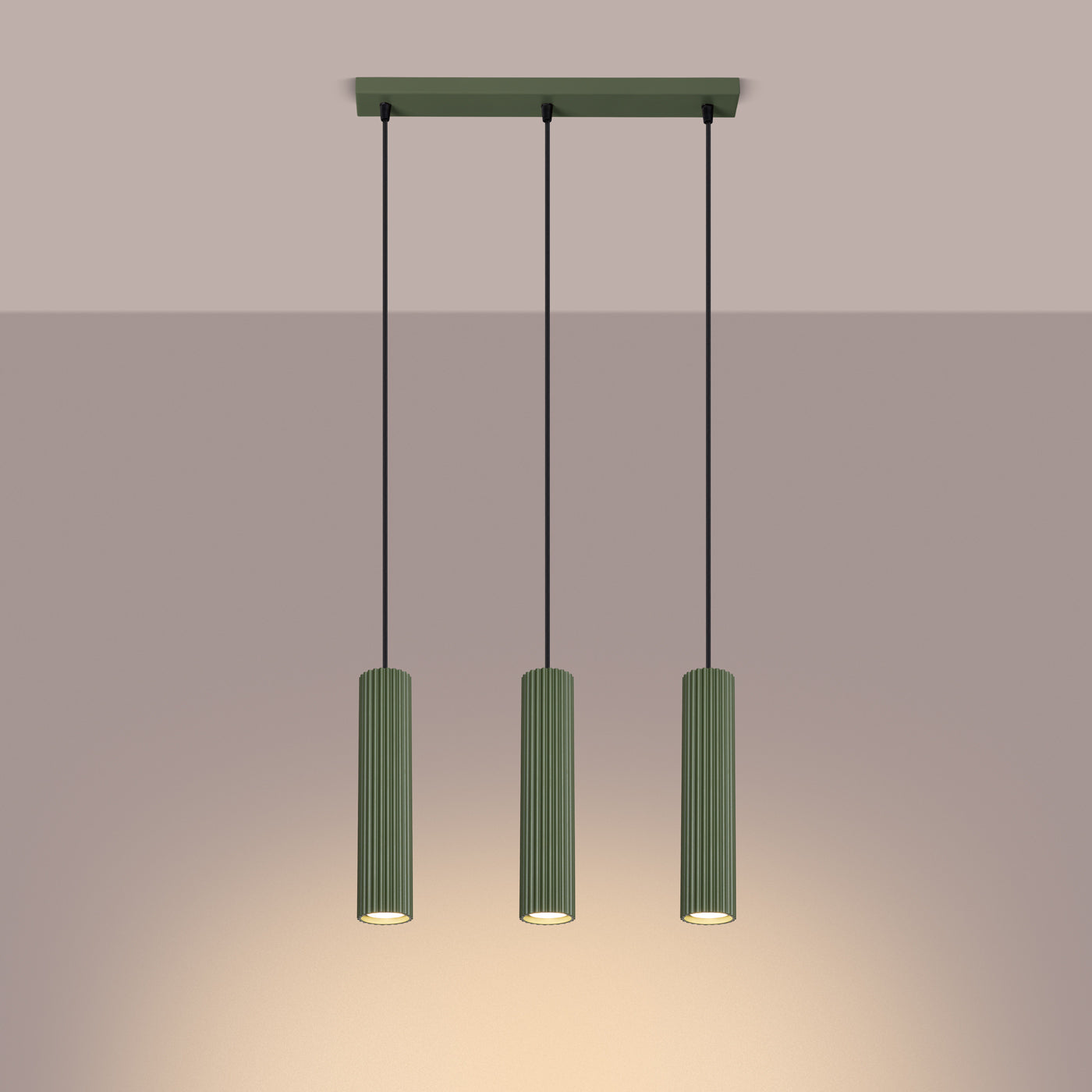 Lampe Suspendue Oslo 3L vert