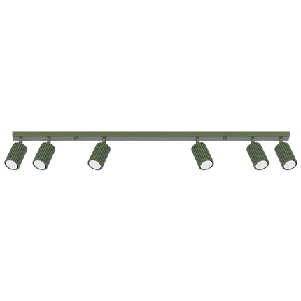 Oslo 6L green ceiling light 