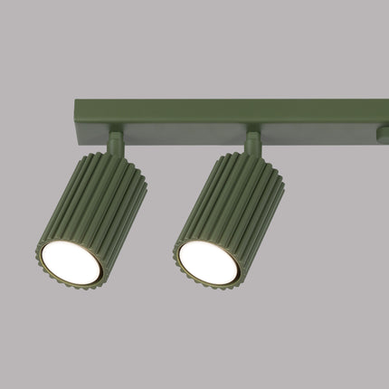Oslo 6L green ceiling light 