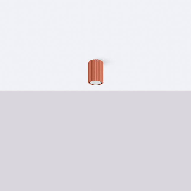 Deckenleuchte Oslo 10 rot-ocker