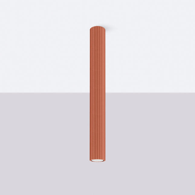 Oslo 60 red ochre ceiling light