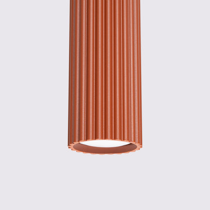 Lampe Suspendue Oslo 1 rouge ocre