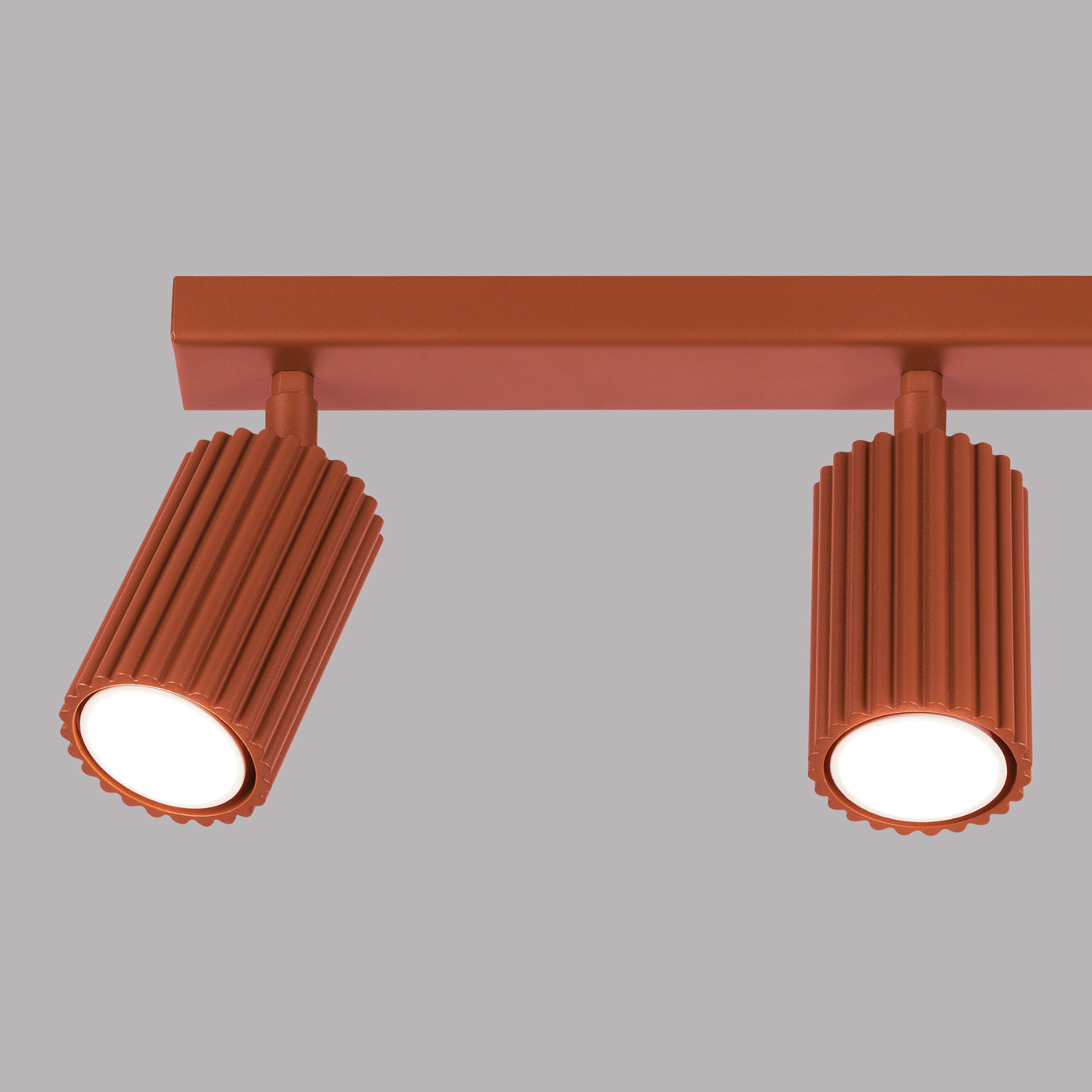 Oslo 3L ceiling light, ochre red 