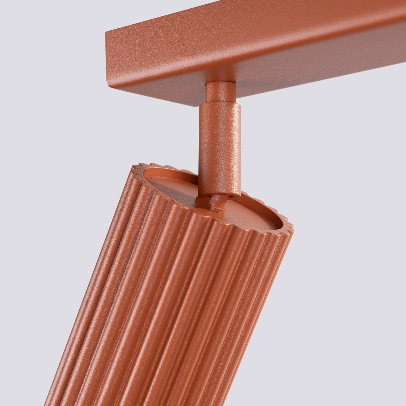 Oslo 3L ceiling light, ochre red 