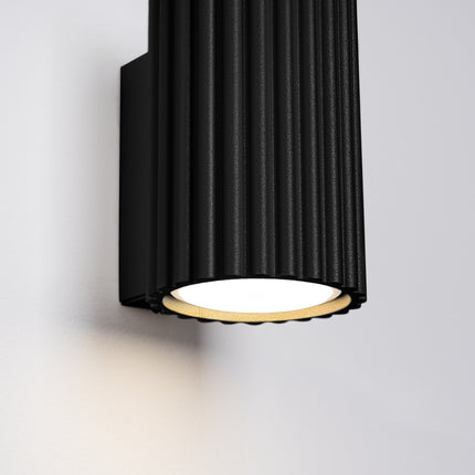 Oslo 10 schwarze Wandleuchte 