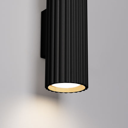 Oslo 20 schwarze Wandleuchte 