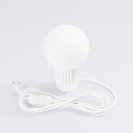 Halo White Table Lamp