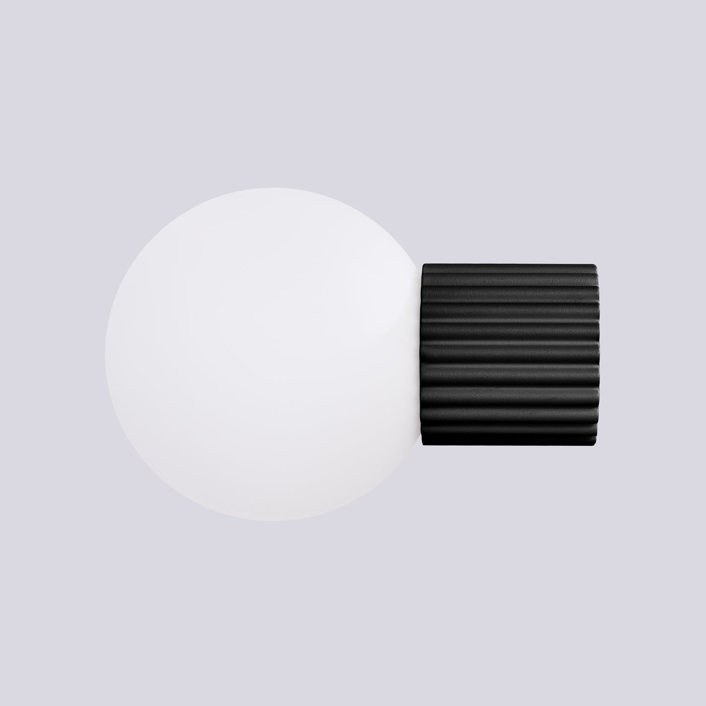 Applique Halo noire IP44