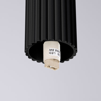 Halo Schwarze Deckenleuchte IP44