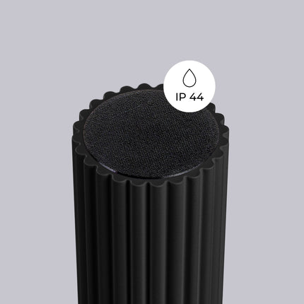 Halo Schwarze Deckenleuchte IP44