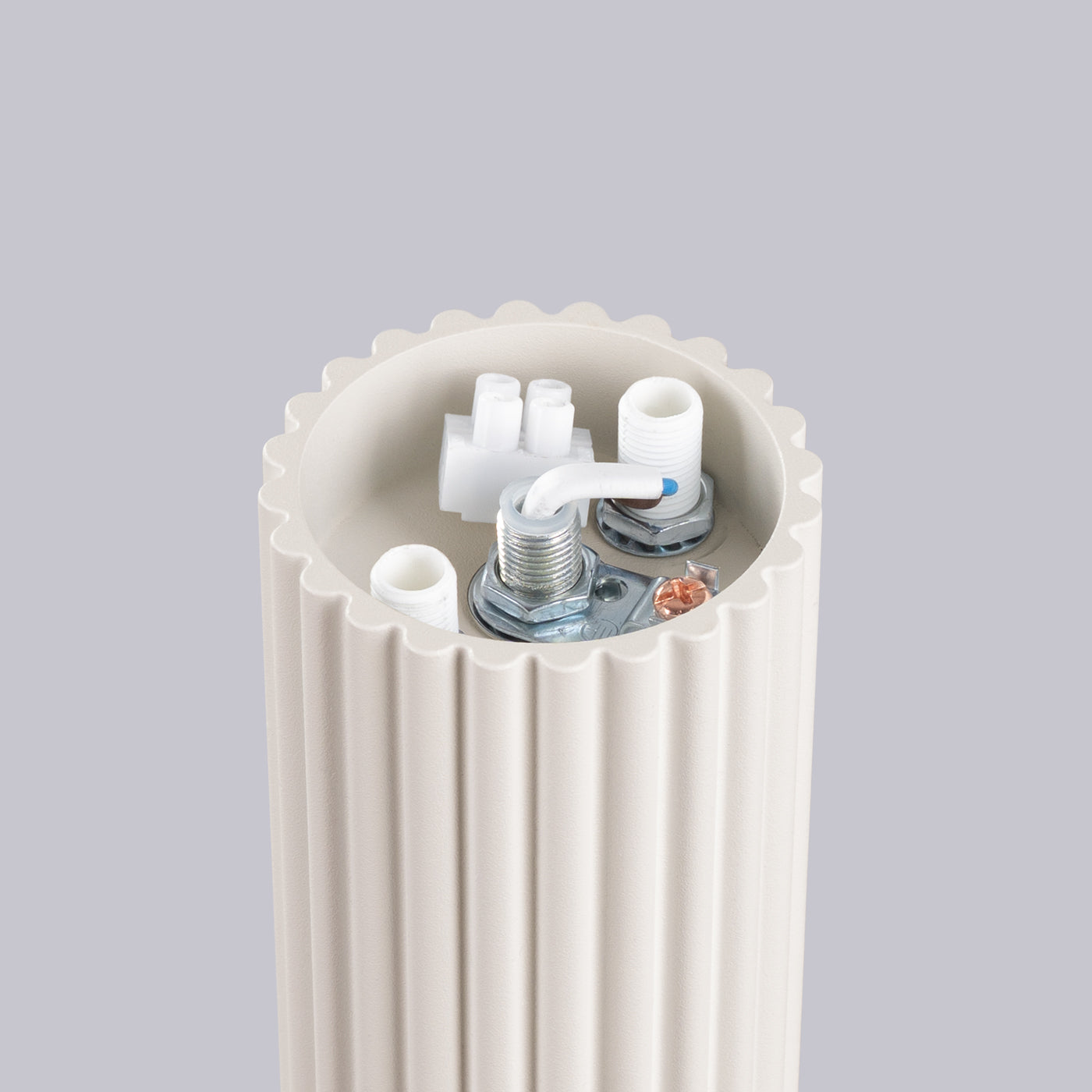Plafonnier Halo beige IP44