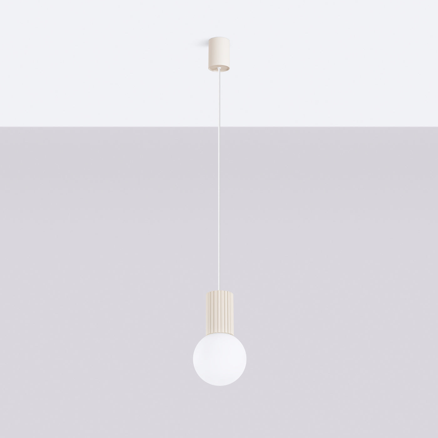 Suspension Halo 1 beige