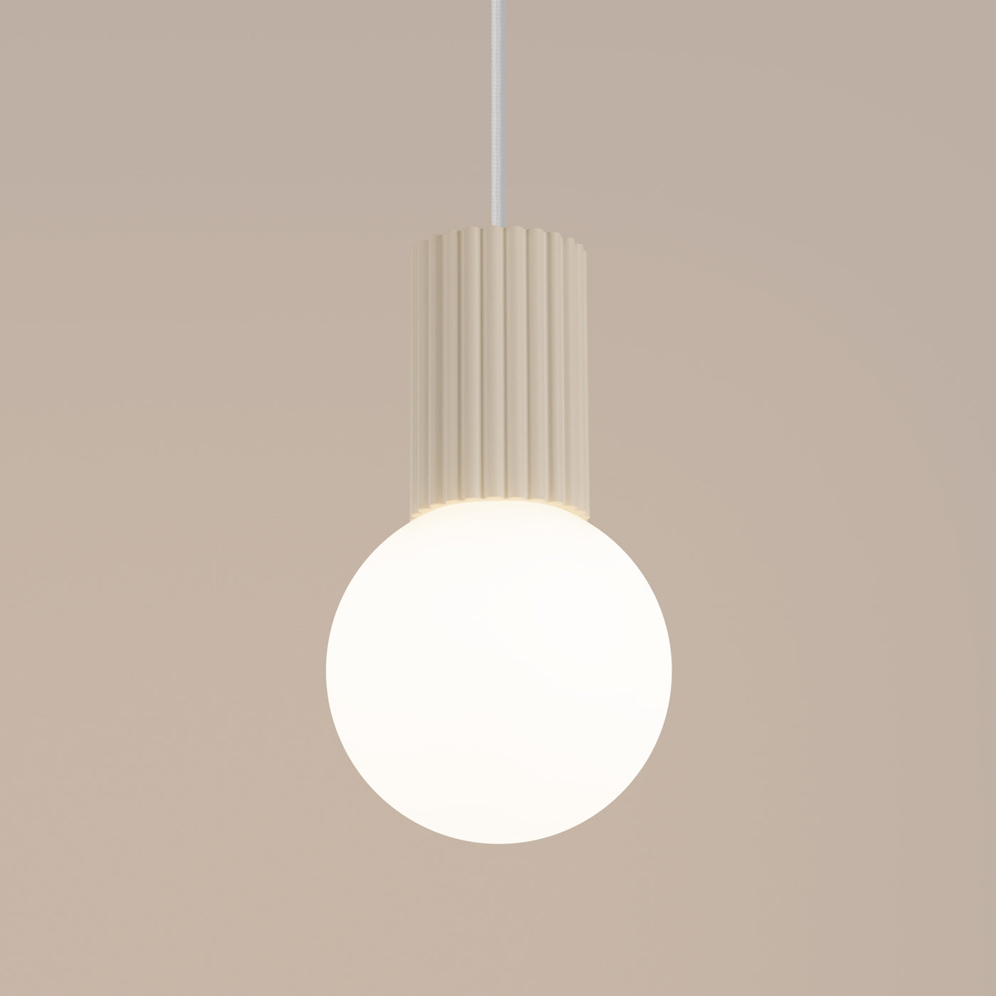 Suspension Halo 1 beige