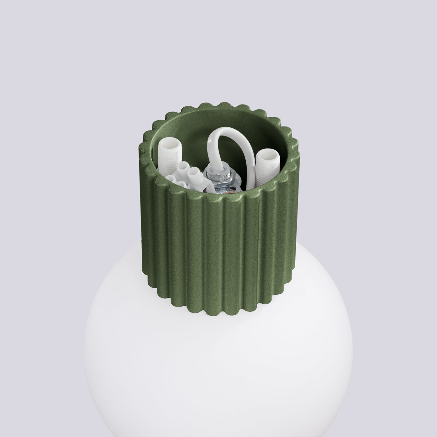 Applique Halo vert olive IP44