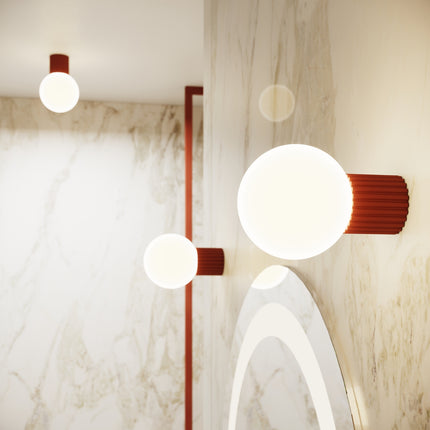 Applique Halo Rouge Ocre IP44