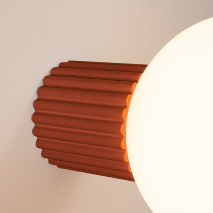 Applique Halo Rouge Ocre IP44