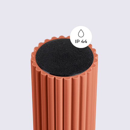 Halo Rot-Ocker-Deckenleuchte IP44