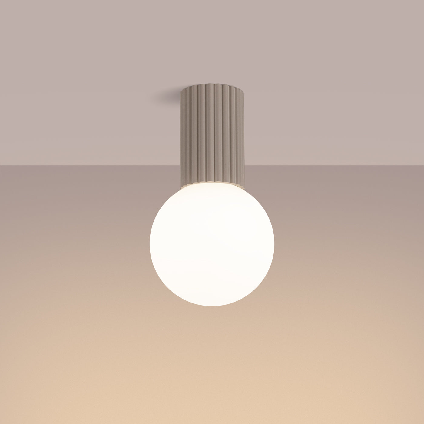 Deckenleuchte Halo Taupe IP44