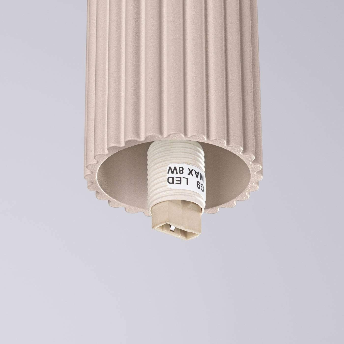 Plafonnier Halo taupe IP44