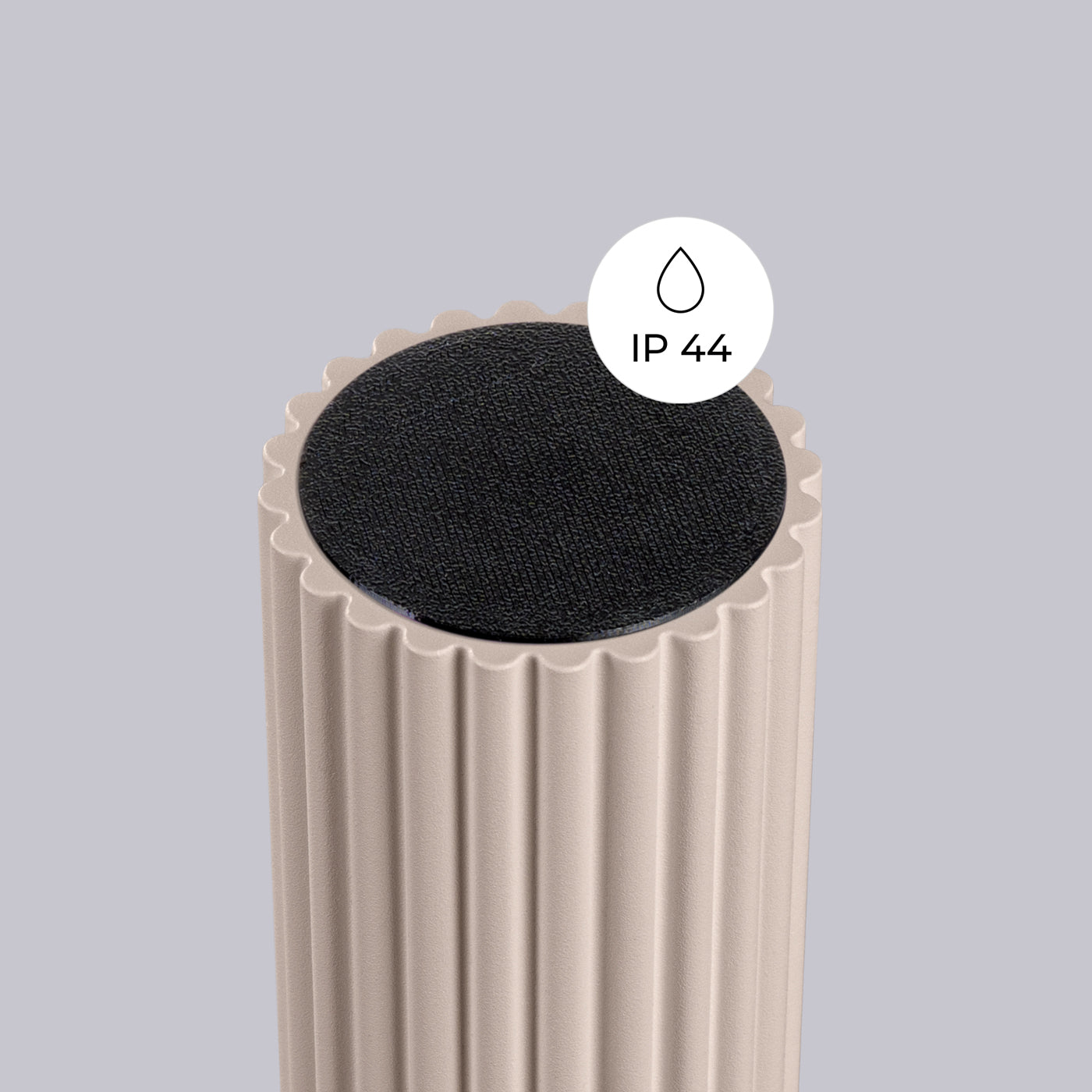 Plafonnier Halo taupe IP44
