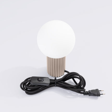 Halo taupe Tischlampe
