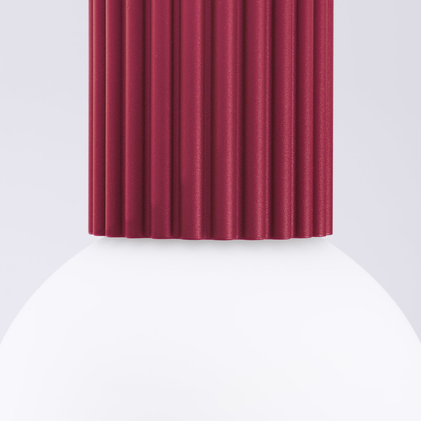 Plafonnier Halo bordeaux IP44