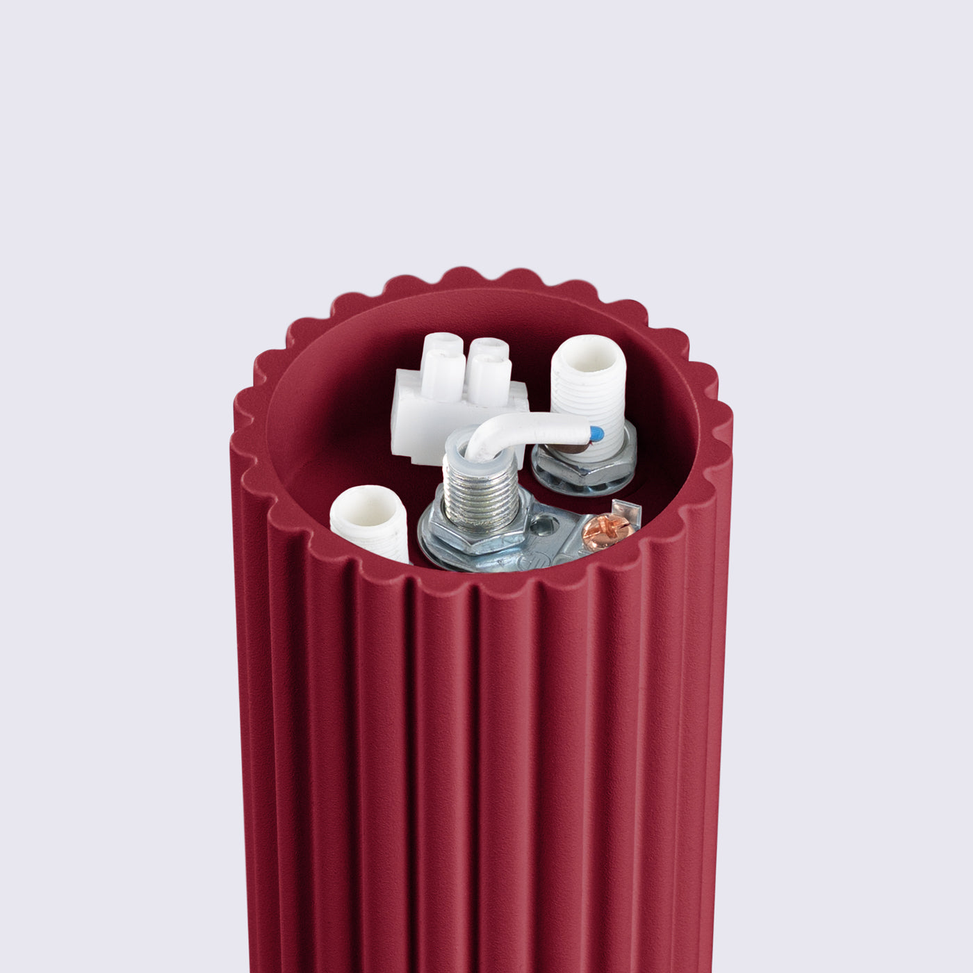 Plafonnier Halo bordeaux IP44