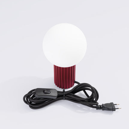 Halo Burgunder Tischlampe
