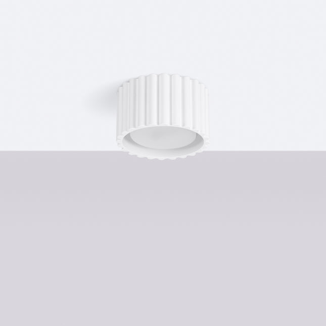 Plafonnier AURA 1 blanc Gx53