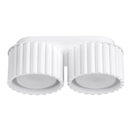 Plafonnier AURA 2 blanc Gx53