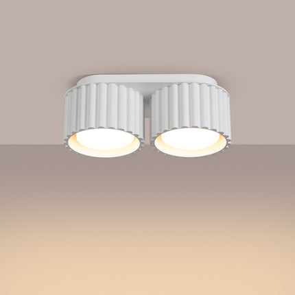Plafonnier AURA 2 blanc Gx53