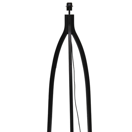 Lampadaire Java 3 Pieds Bambou Noir 150 cm