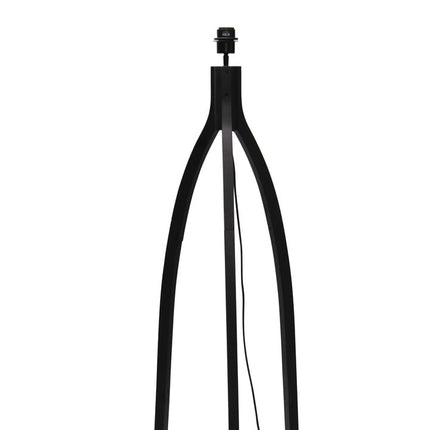Java Stehleuchte 3 schwarze Bambusbeine 150 cm