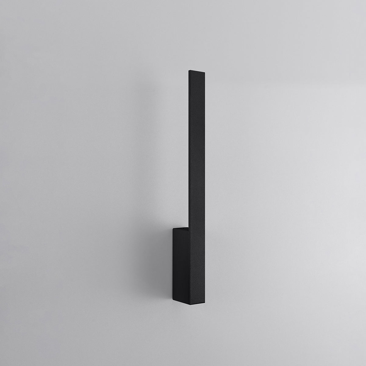 Slim Design S black 3000K wall light