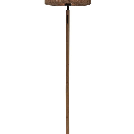 Iguazu Stehlampe Jute und natürlicher Bambus 125 cm