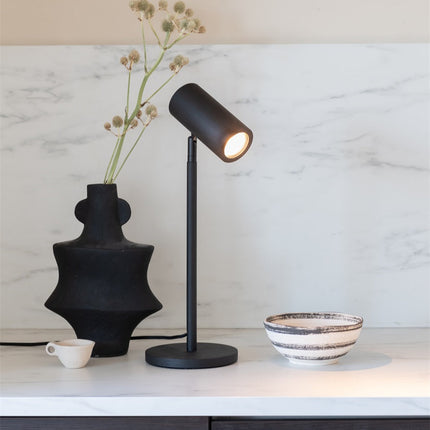 Lampe de Table Java Bambou Noir LED