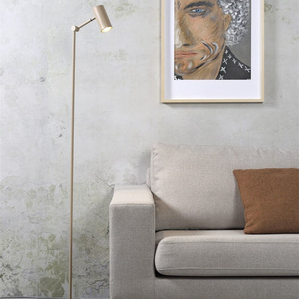 Lampadaire Montreux Fer Sable LED 134 cm