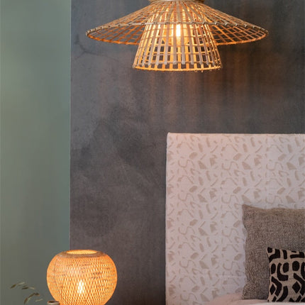 Lampe de Table Barbados Bambou Naturel 25 cm