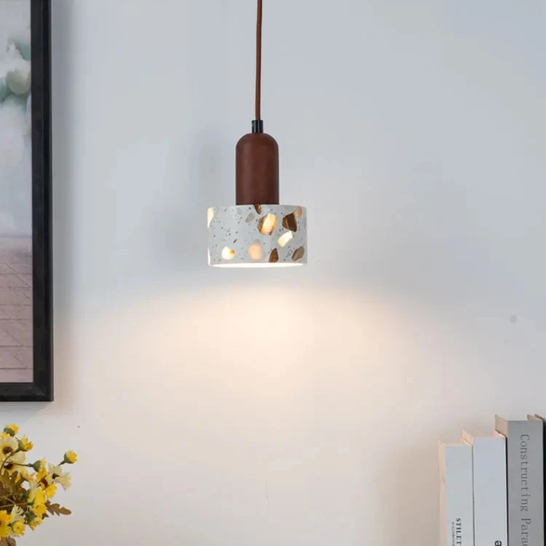 Waba-Sabi Terrazzo Stone Pendant Light