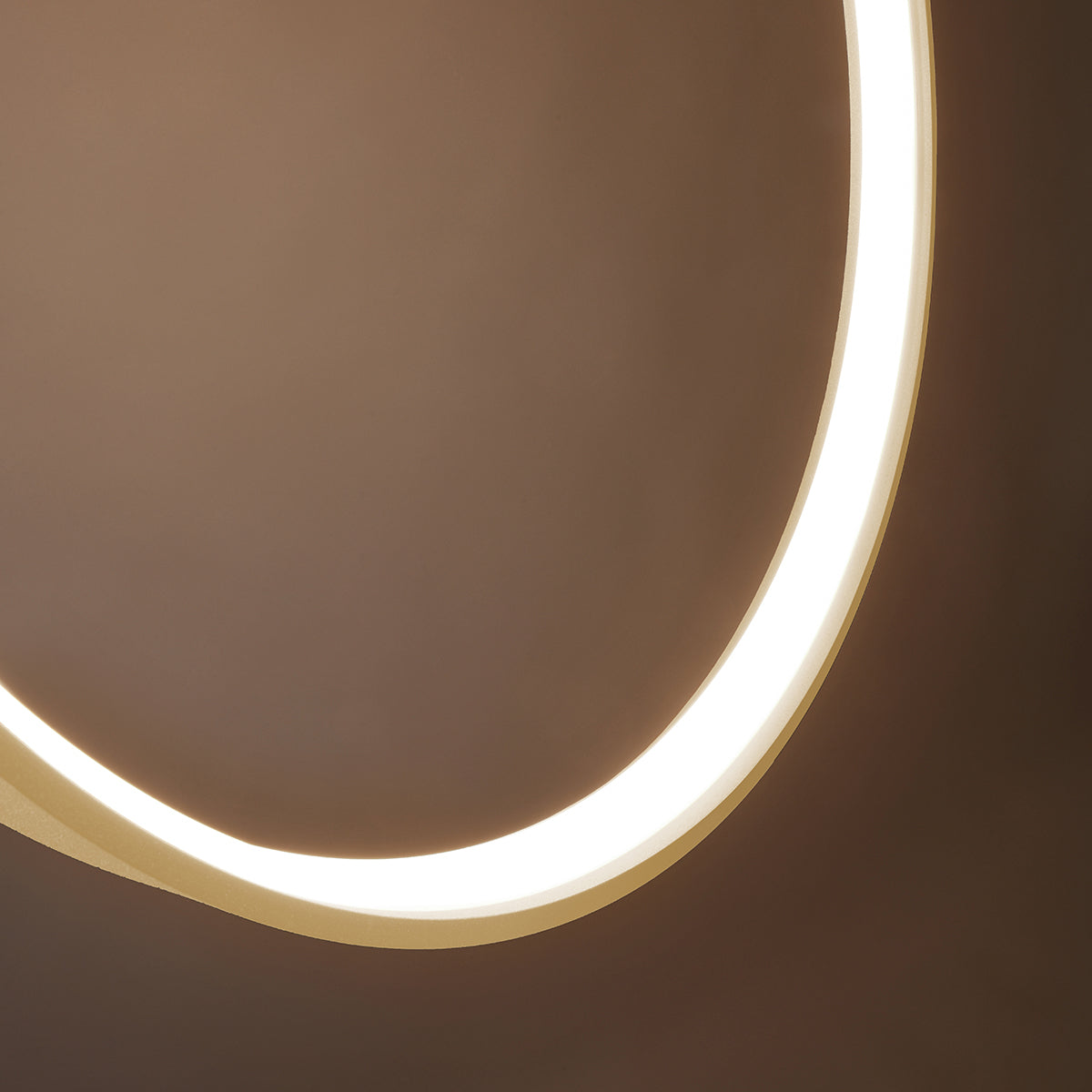 Pendant lamp Ring Solis 55 gold LED 3000K