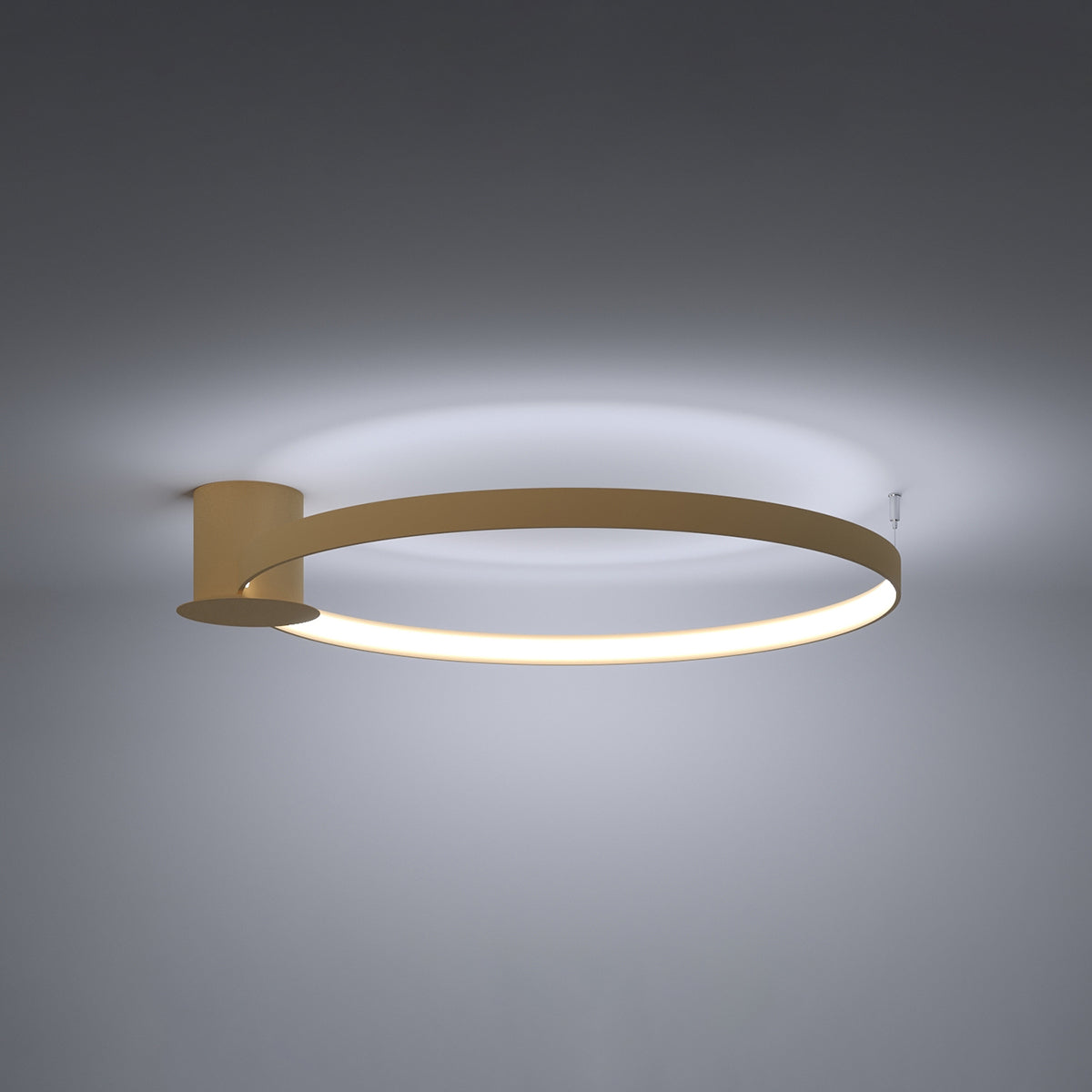 Ceiling light Ring Solis 78 gold LED 4000K