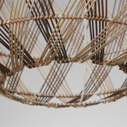 Suspension Mendoza Bambou Naturel et Brun 40 cm