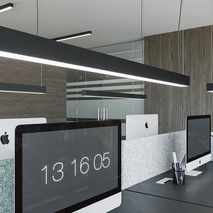 Plafonnier Barre Moderne 200 noir