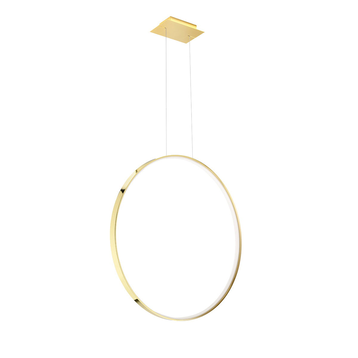 Pendelleuchte Ring Solis 78 poliertes Gold LED 3000K