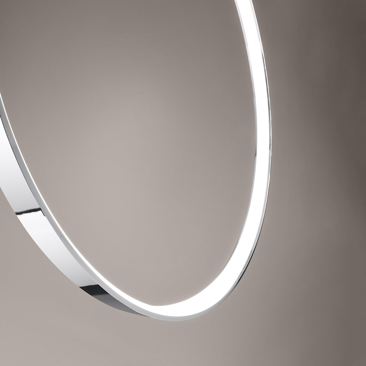 Pendant lamp Ring Solis 78 chrome LED 4000K