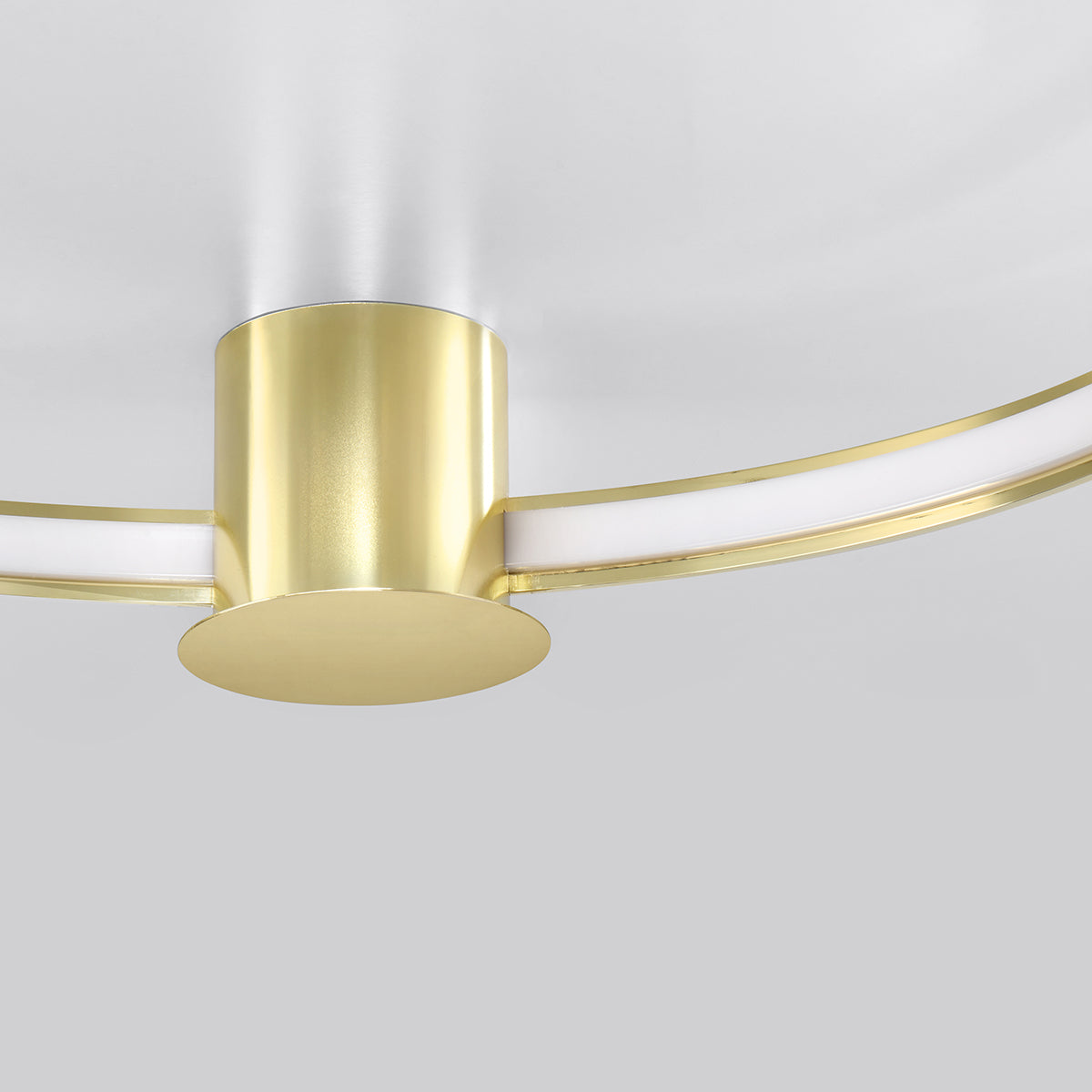 Ceiling light Ring Solis 78 polished gold LED 3000K