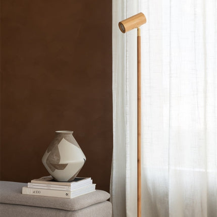 Lampadaire Java Bambou Naturel LED