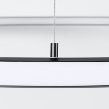 Lustre Ring Éclat 120 noir LED 3000K