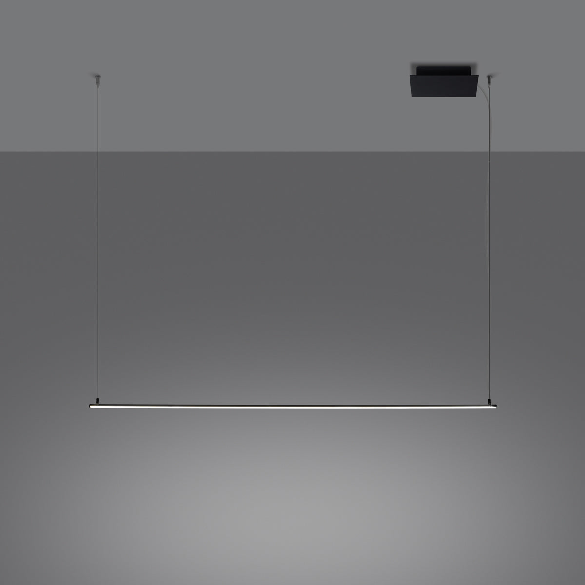 Minimalistische Linienaufhängung 120 LED 3000K