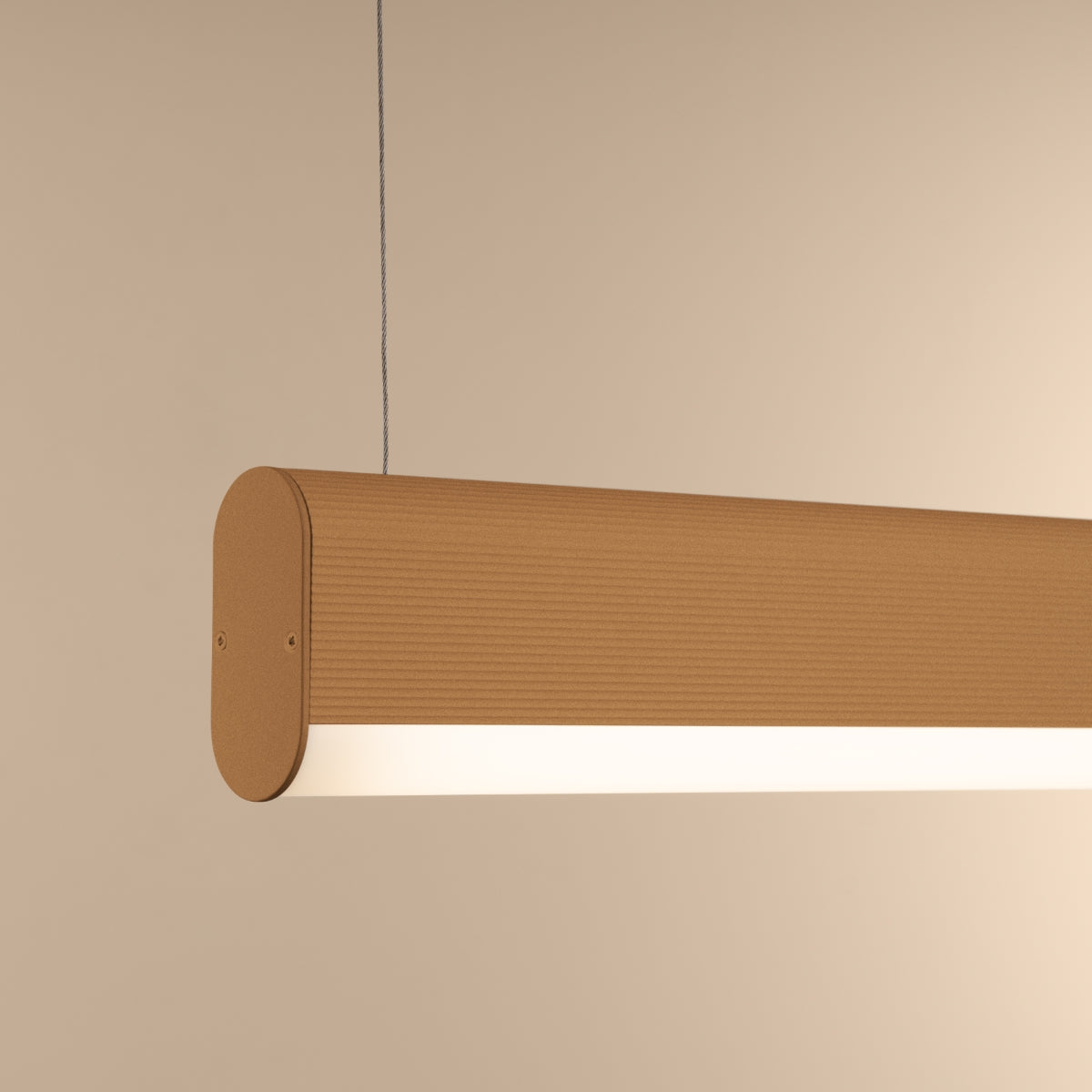 Regular Hanging Bar Gold LED 3000K